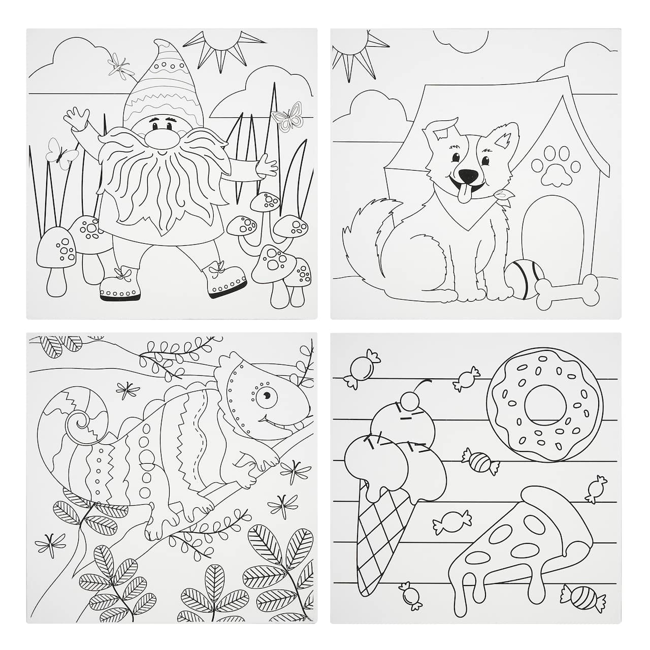 12 Pack: Coloring Board Assortment No.1 by Creatology™